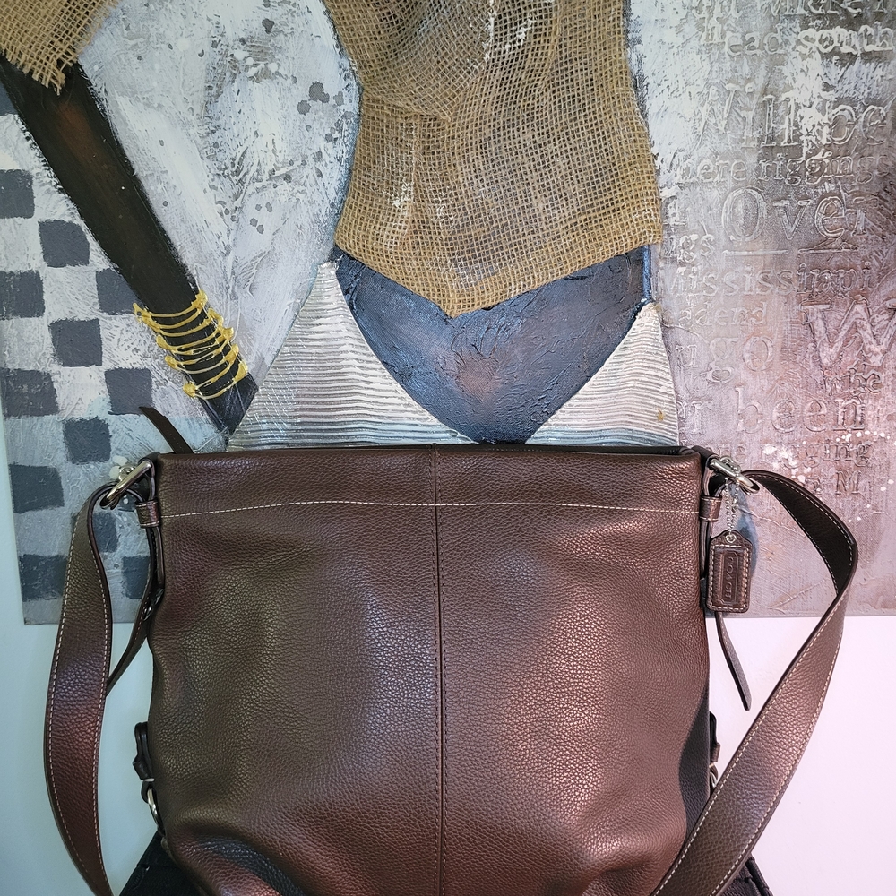 Brown Leather Shoulder Bag